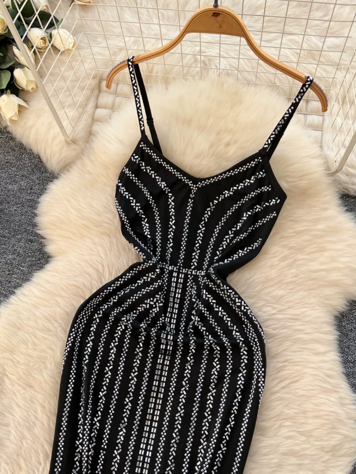 Mariel embellished dress FBC439 images